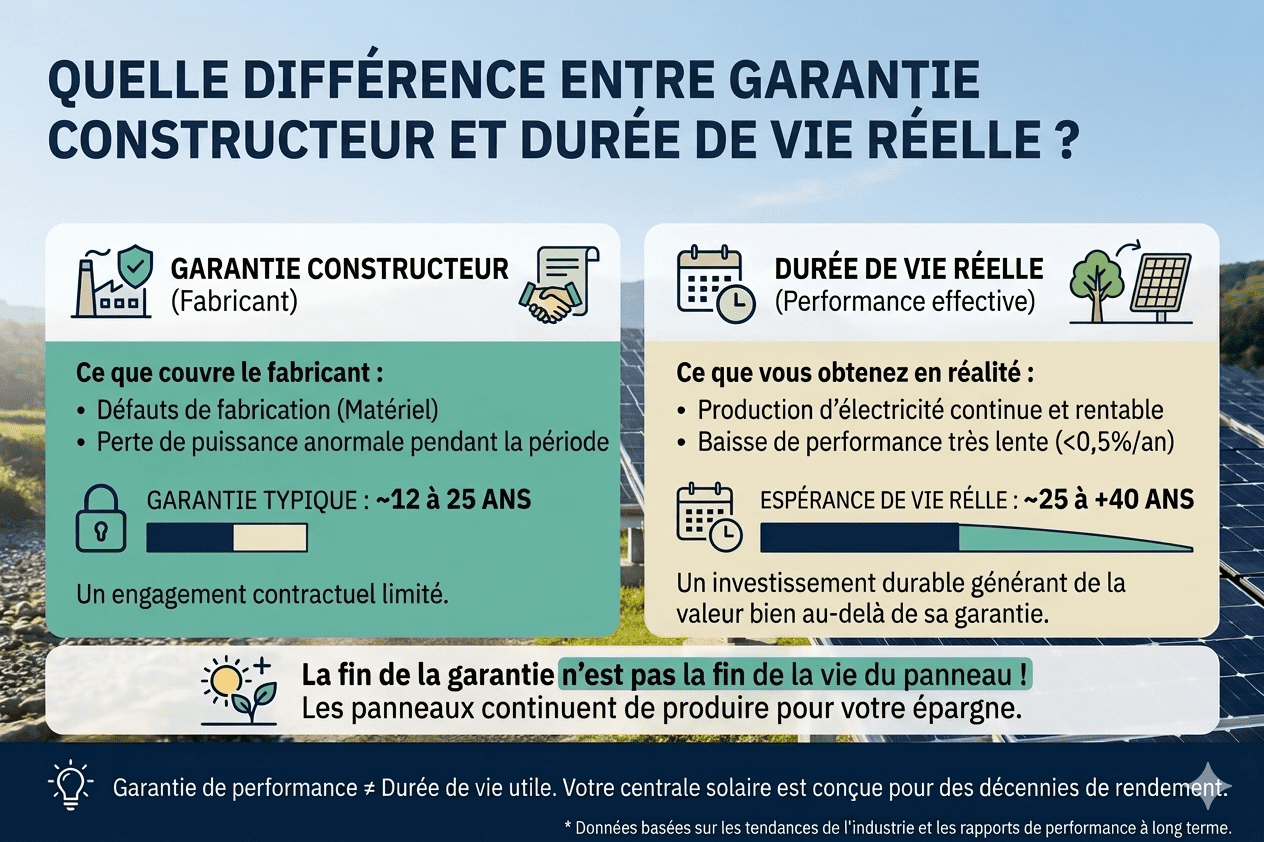 Quelle différence entre garantie constructeur et durée de vie réelle ?