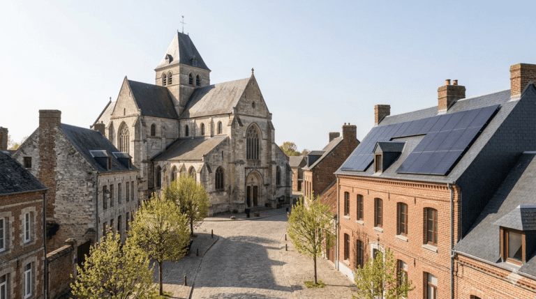 Panneaux solaires en zone classée