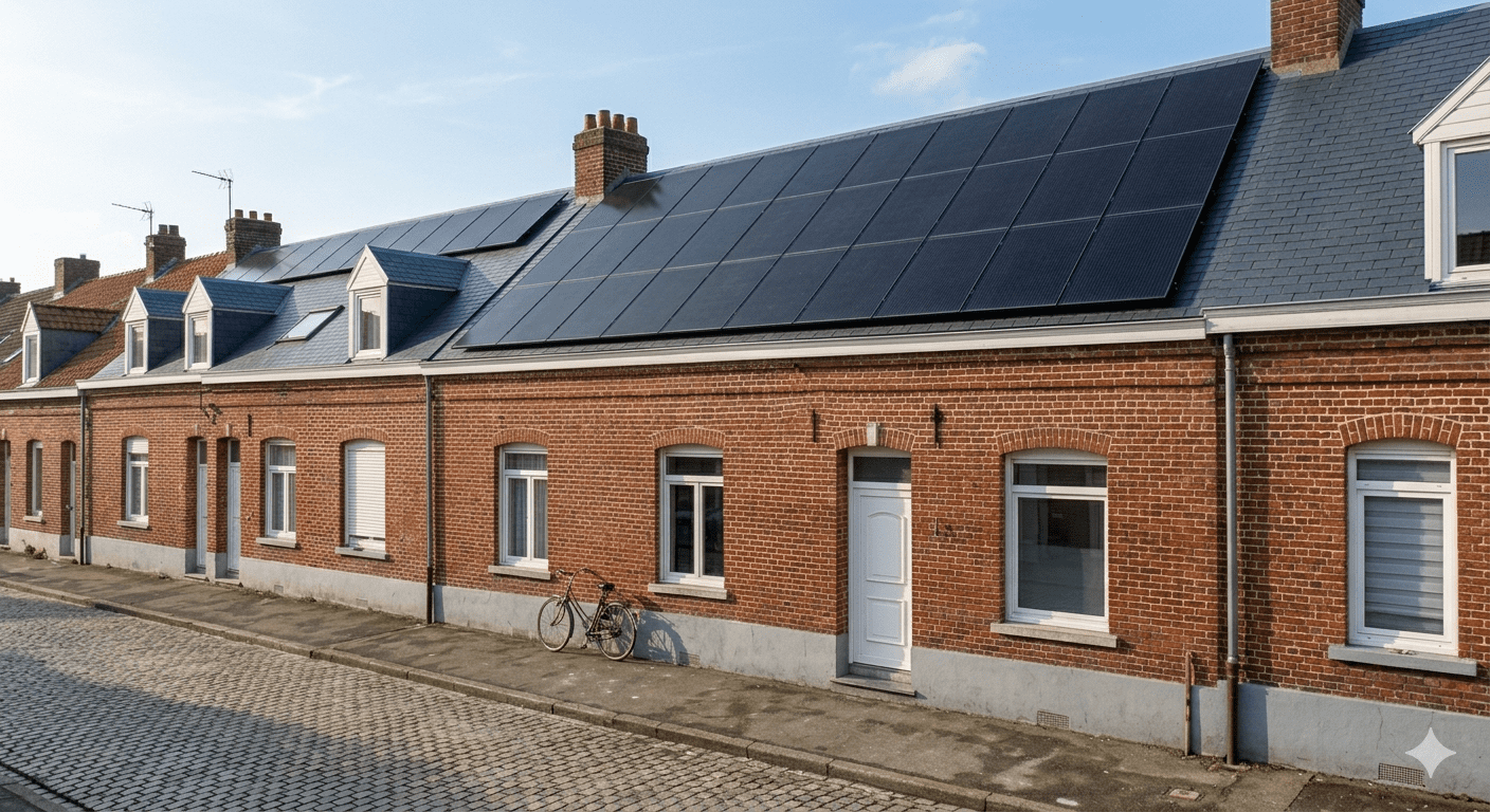 Toiture après installation