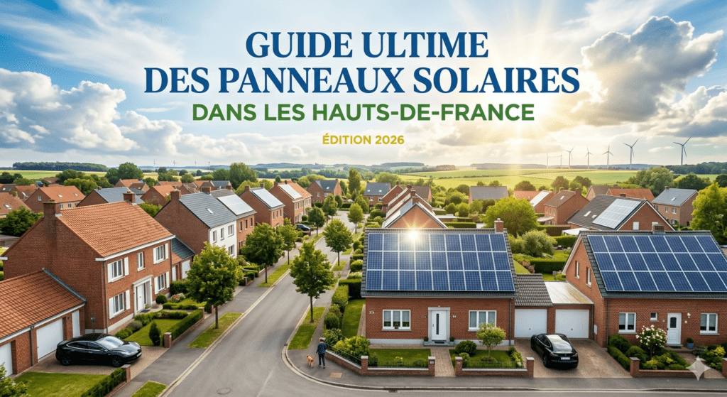 Panneaux solaires dans les Hauts-de-France