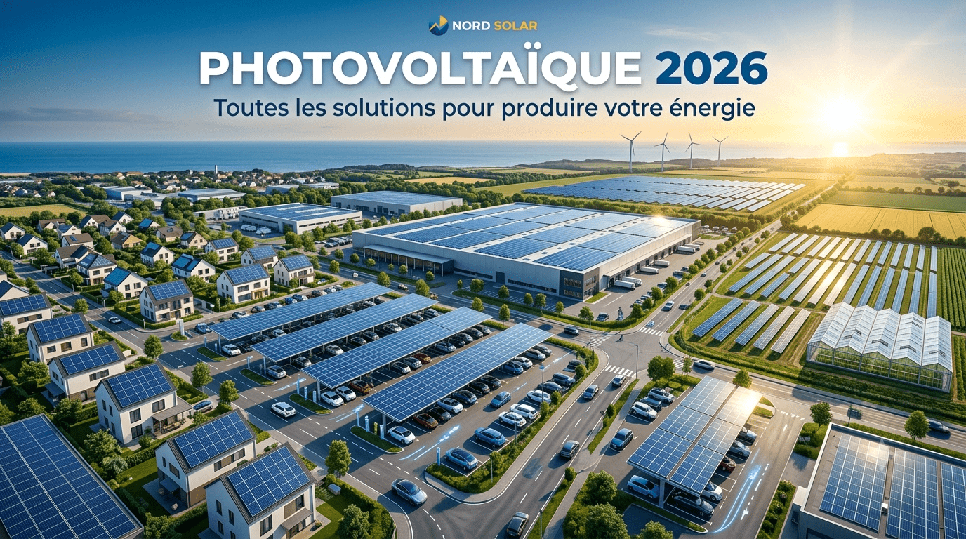 Le photovoltaïque sous toutes ses formes : toiture, ombrière, et batterie de stockage
