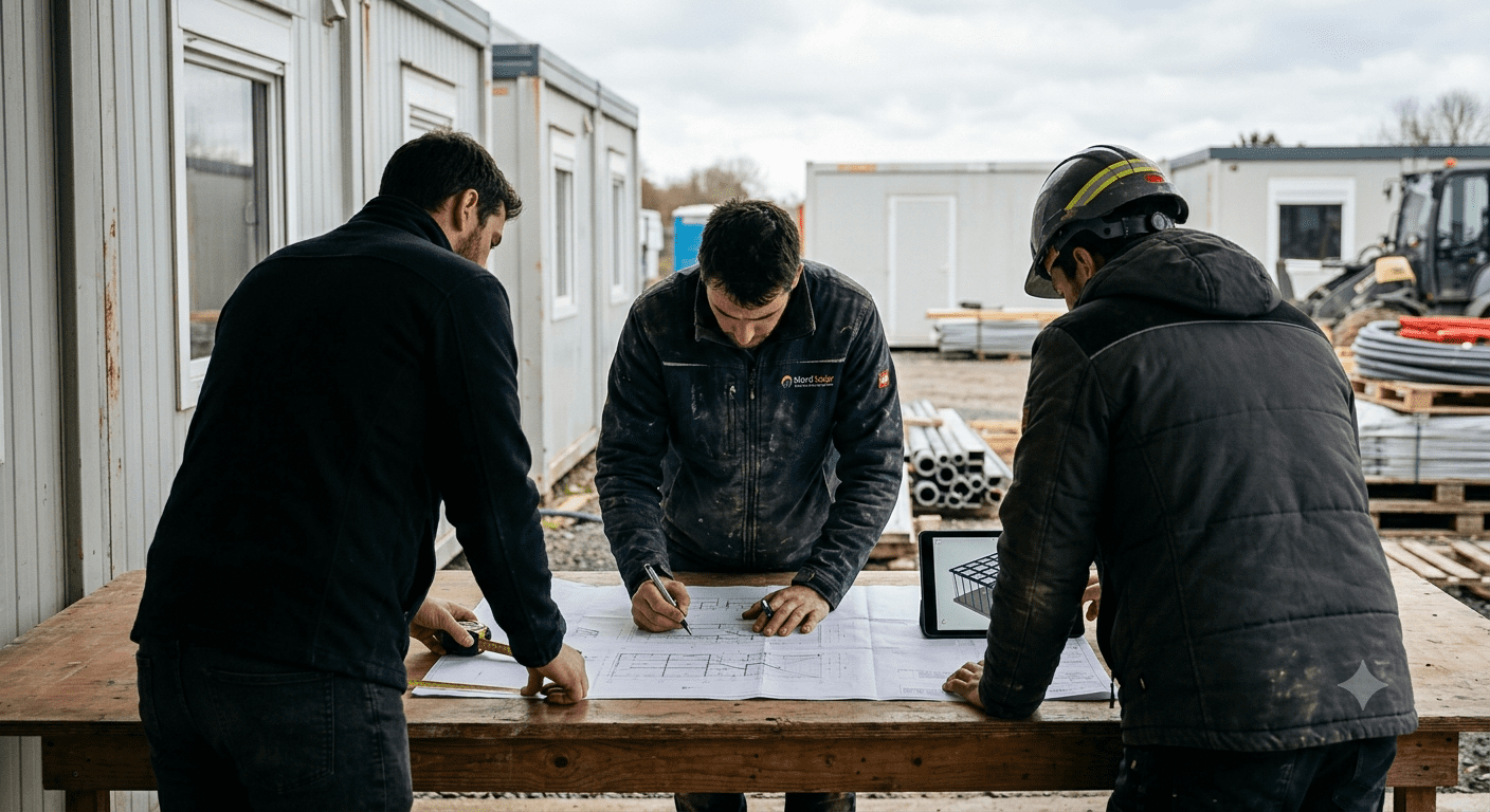 Montage de micro-onduleurs Enphase sous panneaux solaires