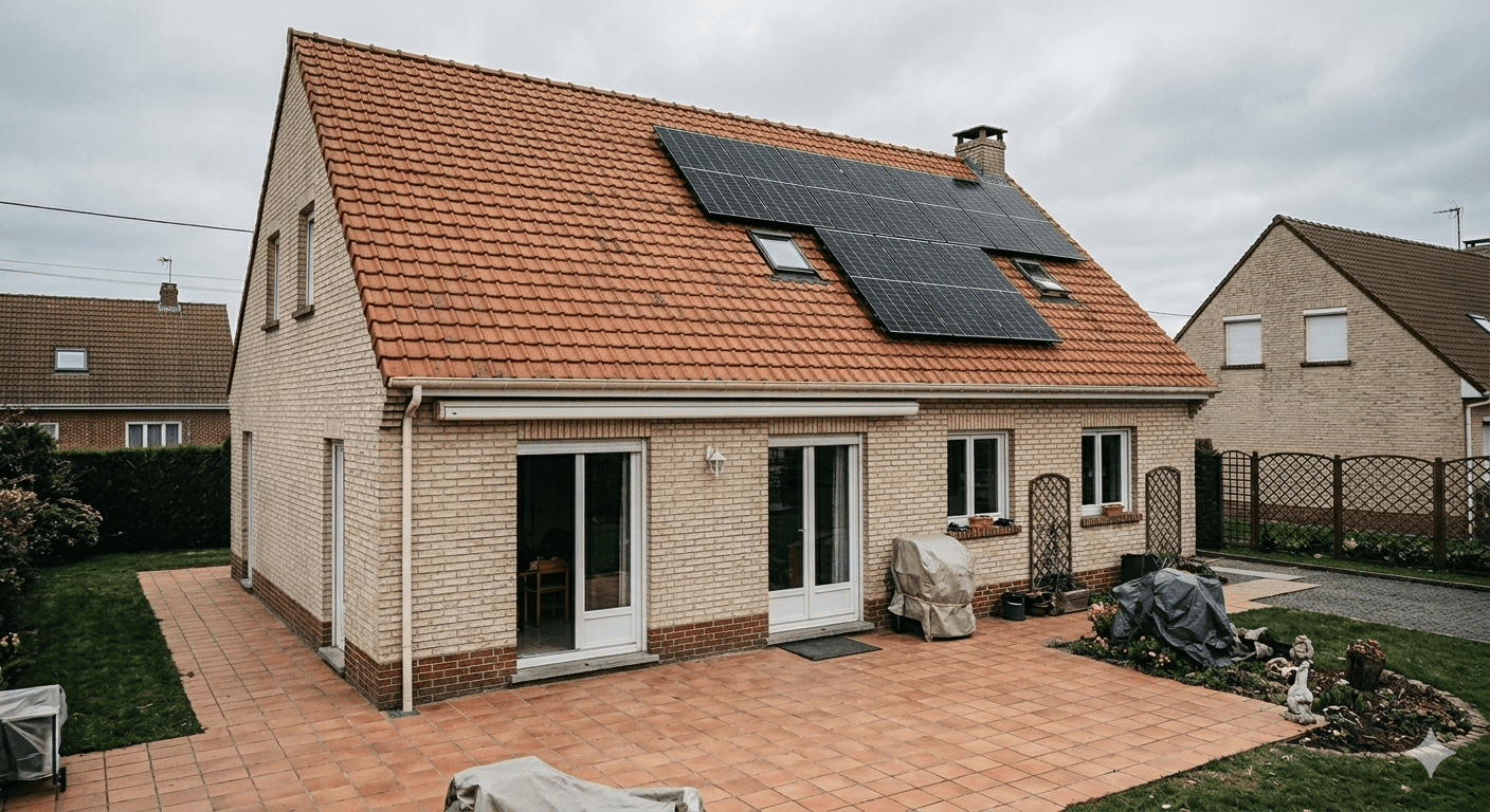 Installation sur toiture tuile à Arras - Pas-de-Calais