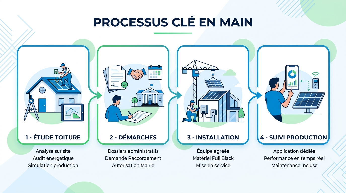 Processus clé en main Nord Solar Bapaume