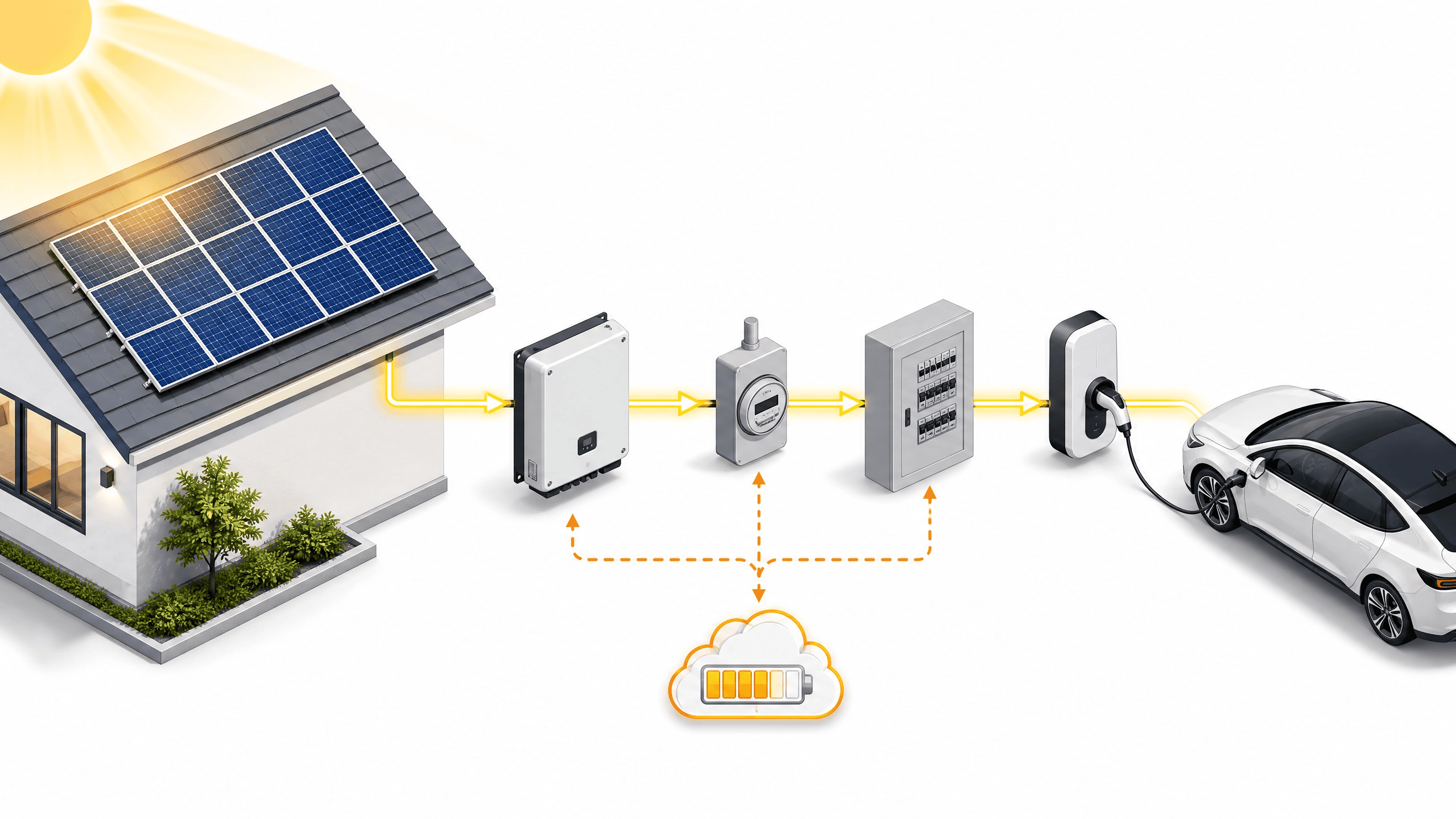 Schéma de recharge solaire